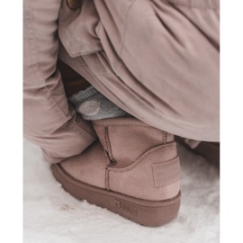 Botas de Nieve Infantiles Aislantes con Cremallera Rosa Big Star MM374101 rosado 1