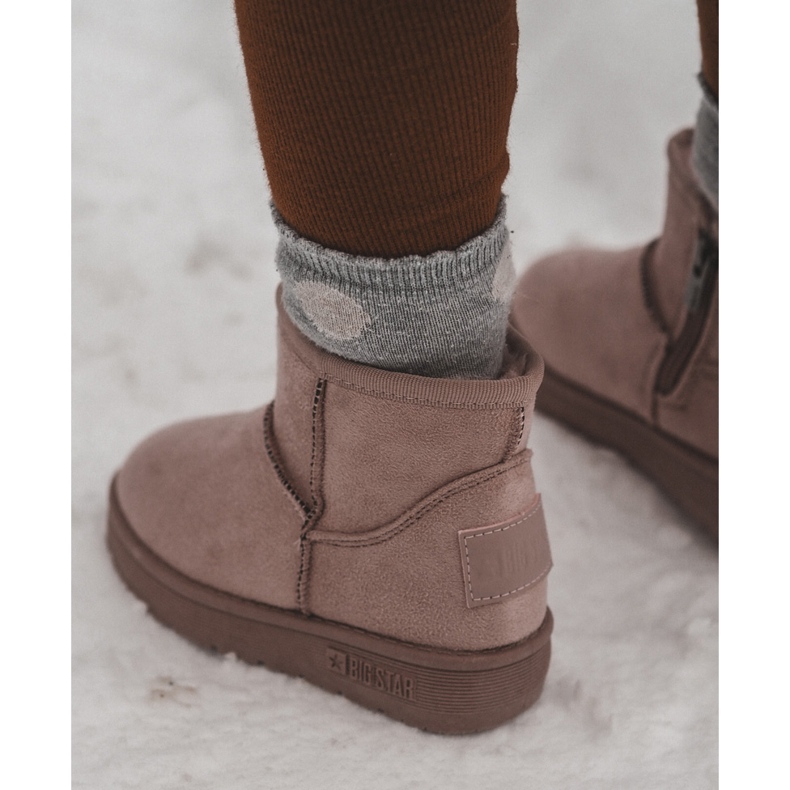 Botas de Nieve Infantiles Aislantes con Cremallera Rosa Big Star MM374101 2