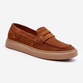 Zazoo 1574 Mocasines Hombre Ante, Marrón 3