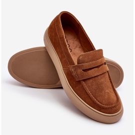 Zazoo 1574 Mocasines Hombre Ante, Marrón 2