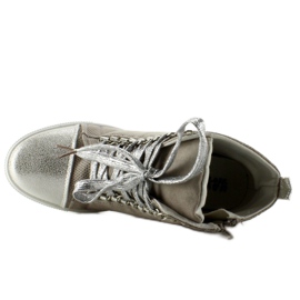 Deportivas con cadenas R72 Gris3 / Plata 4