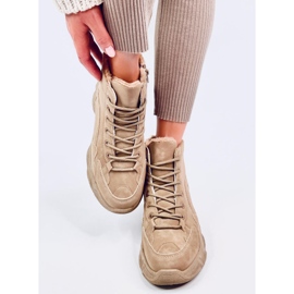 Zapatillas de invierno con aislamiento Elius Khaki beige 2