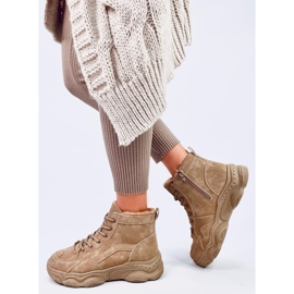 Zapatillas de invierno con aislamiento Elius Khaki beige 3