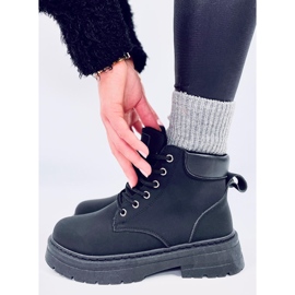 Botas de madera de mujer Kellers Negro 4