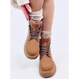 Botas de madera de mujer Kellers Coffee marrón 2
