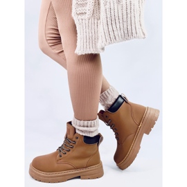 Botas de madera de mujer Kellers Coffee marrón 5