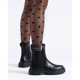 Botas Chelsea de mujer Shelovet negro 3