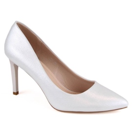 Sergio Leone W SK428A tacones altos plateados plata 4