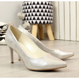 Sergio Leone Tacones Juma W CIT2565K plateados plata 5