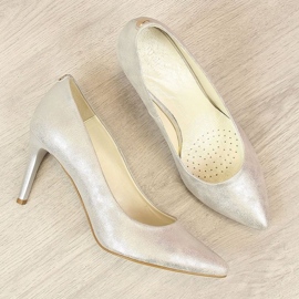 Sergio Leone Tacones Juma W CIT2565K plateados plata 8