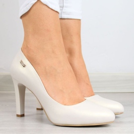 Zapatos de tacón de aguja Sergio Leone W SK3AA beige 2