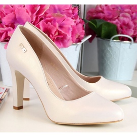 Zapatos de tacón de aguja Sergio Leone W SK3AA beige 4