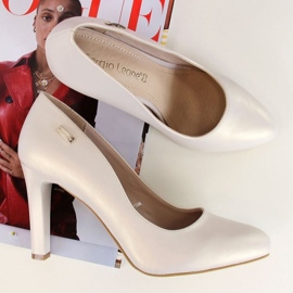 Zapatos de tacón de aguja Sergio Leone W SK3AA beige 5
