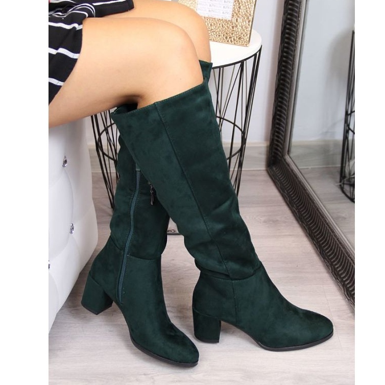 Botas aislantes de tacón Sergio Leone W SK184D, verde 1