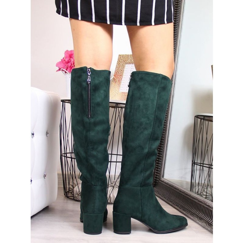 Botas aislantes de tacón Sergio Leone W SK184D, verde 2