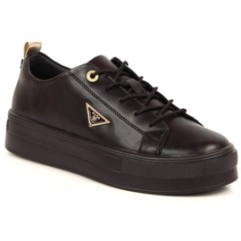 Filippo W PAW315A Zapatos con plataforma de piel, negro 2