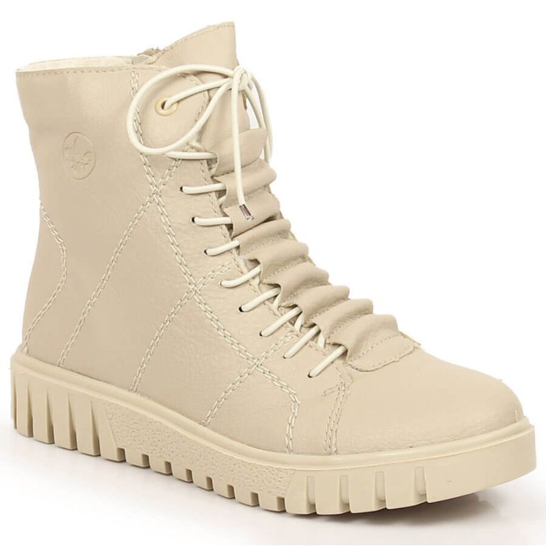 Botas con plataforma aislante Rieker W RKR279C, beige 1