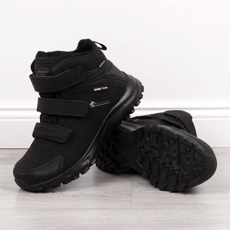 Zapatos de trekking con aislamiento American Club M AM855 negro 2