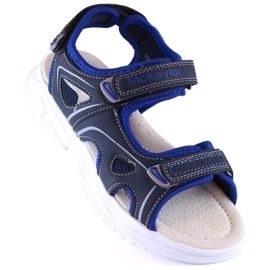 McKinley McKeylor Jr JAN229A Sandalias cierre adhesivo azul marino 1