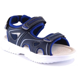 McKinley McKeylor Jr JAN229A Sandalias cierre adhesivo azul marino 2