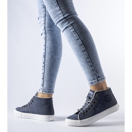 Zapatillas altas azules con aislamiento Lee Cooper LCJ-21-31-0611LA 1