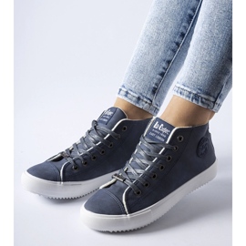 Zapatillas altas azules con aislamiento Lee Cooper LCJ-21-31-0611LA 2