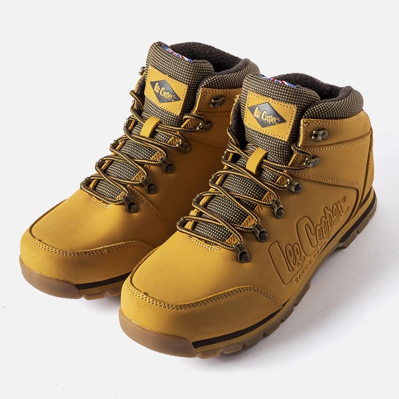 Zapatos de piel marrón Lee Cooper LCJ-20-01-012 1