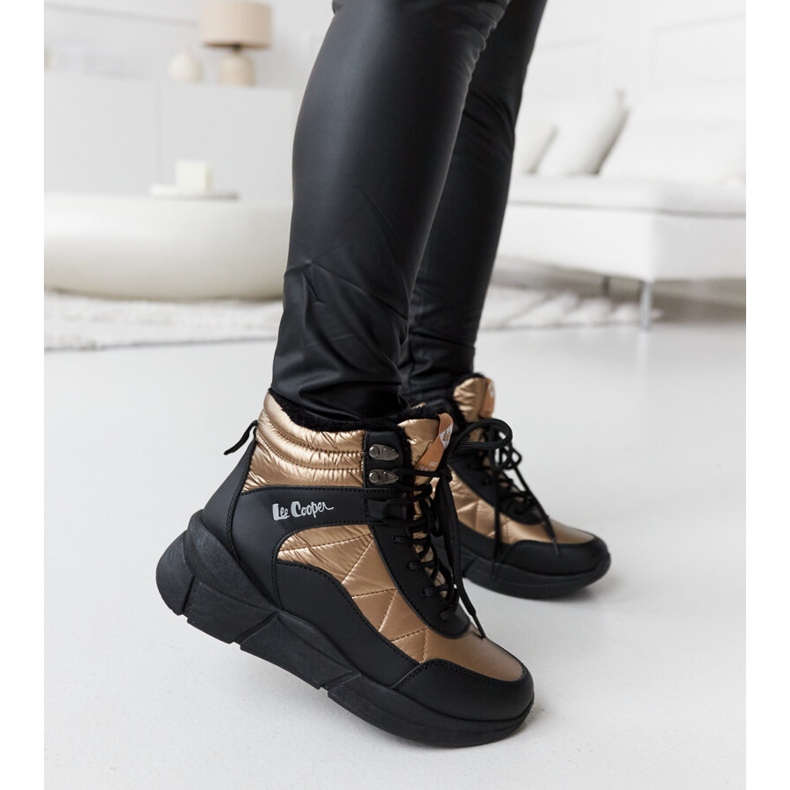 Botas de nieve doradas Lee Cooper LCJ-23-44-1986L negro 2