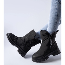 Botas de nieve Antonina acolchadas con aislamiento negras negro 1 Botas de nieve Antonina acolchadas con aislamiento negras negro 1