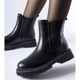 Botines clásicos sin cordones con aislamiento negros de Noas 1