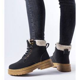 Botas de trabajador Burgondi con aislamiento negro 1