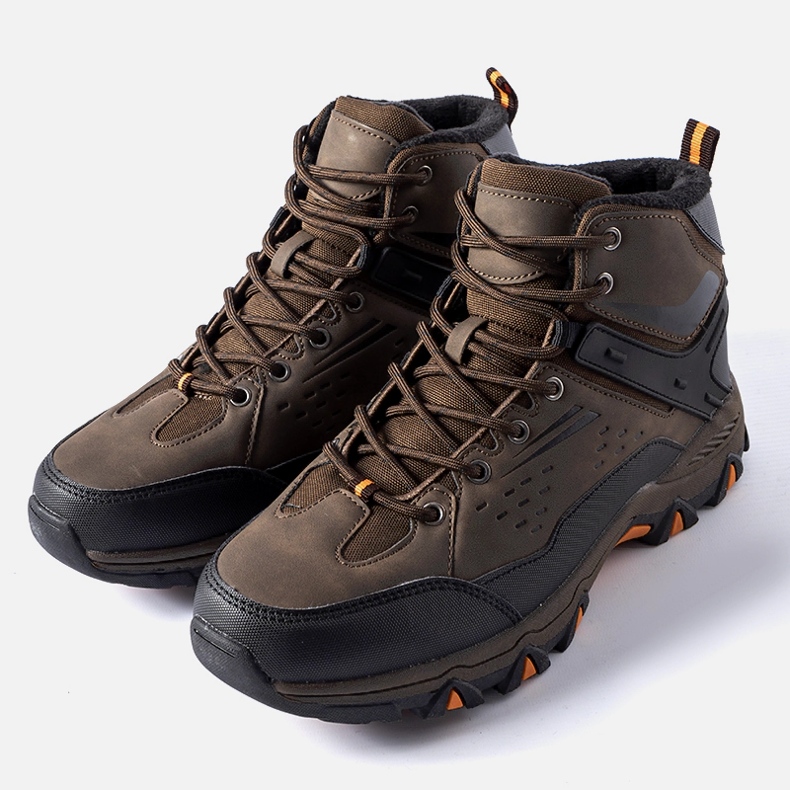 Zapatos de trekking con aislamiento marrón Taziana 1