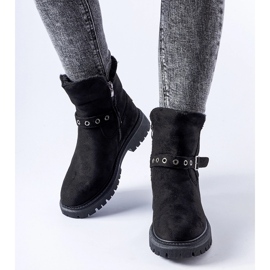 Botines Gibsonia negros con aislamiento 1