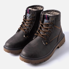 Botas de hombre con aislamiento marrón Telti 1