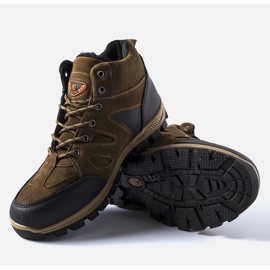 Botas aislantes marrones en trekking estilo Mer marrón 2