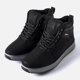 Botas de invierno Nicodemo con aislamiento negro 1