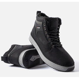 Botas de invierno Nicodemo con aislamiento negro 2