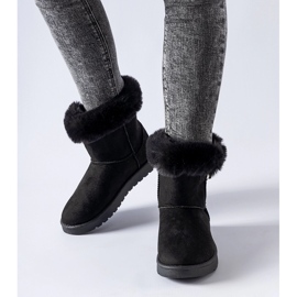 Botas de nieve Borgorato negras forradas de pelo. negro 1