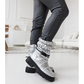 Botas de nieve de mujer con aislamiento plateado Pulliam plata 2