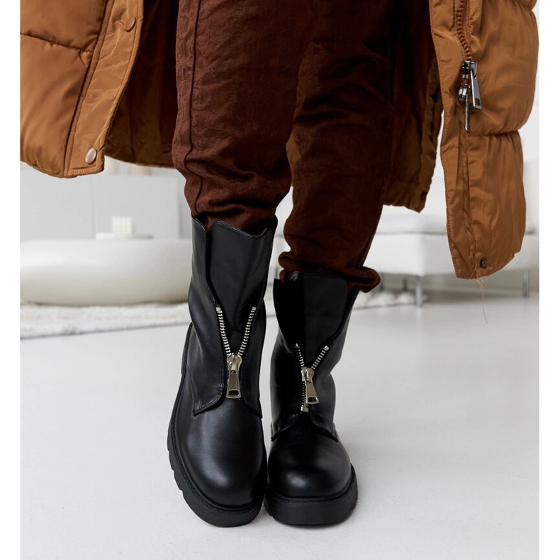 Botines aislantes negros con cremallera Oakdale 1