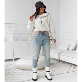 Botas de nieve de mujer con aislamiento beige Pulliam 1 Botas de nieve de mujer con aislamiento beige Pulliam 1