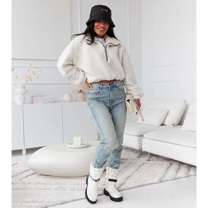 Botas de nieve de mujer con aislamiento beige Pulliam 2