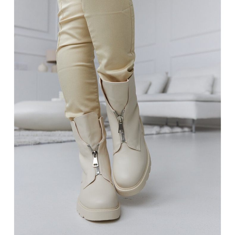 Botas aislantes beige con cremallera de Oakdale 1