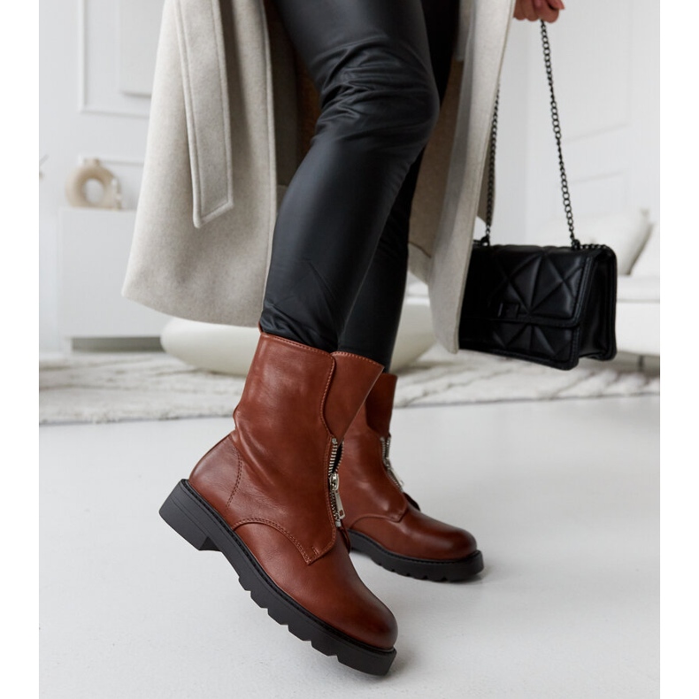 Botas marrones con aislamiento y cremallera de Oakdale marrón 1 Botas marrones con aislamiento y cremallera de Oakdale marrón 1