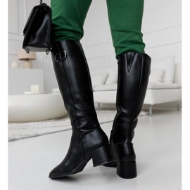 Botas negras con hebilla decorativa Sydney. negro 3