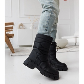 Botas de ecopiel con aislamiento negro H602 2