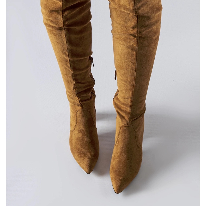 Botas de tacón alto con aislamiento marrón de Spencer 2 Botas de tacón alto con aislamiento marrón de Spencer 2