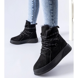 Botas de nieve con plataforma Pellerin negras negro 1