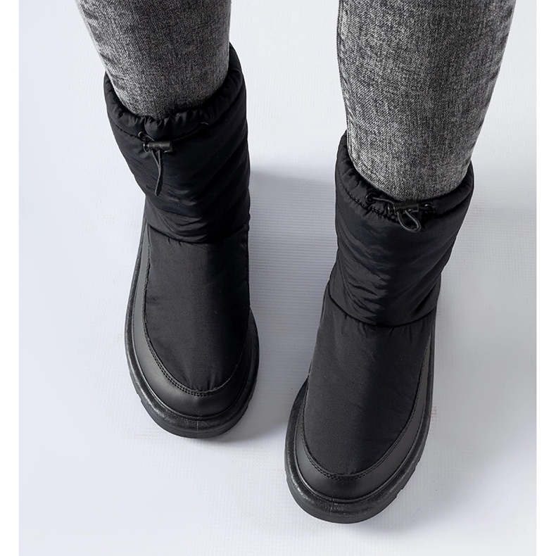 Botas de nieve Whitetail con aislamiento negro 1