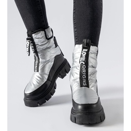 Botas de nieve con aislamiento Moorhead plateadas y negras plata 2